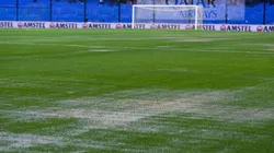 El campo de juego de la Bombonera.