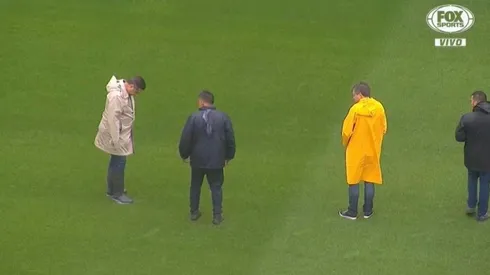 Foto de Daniel Angelici en la Bombonera.