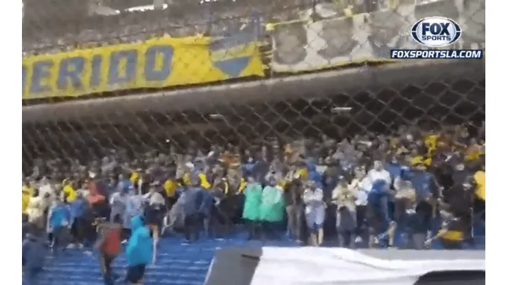 Foto de la Bombonera con los hinchas adentro.