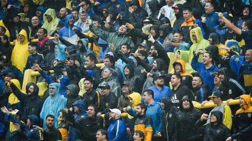 Foto de los hinchas de Boca en la Bombonera.