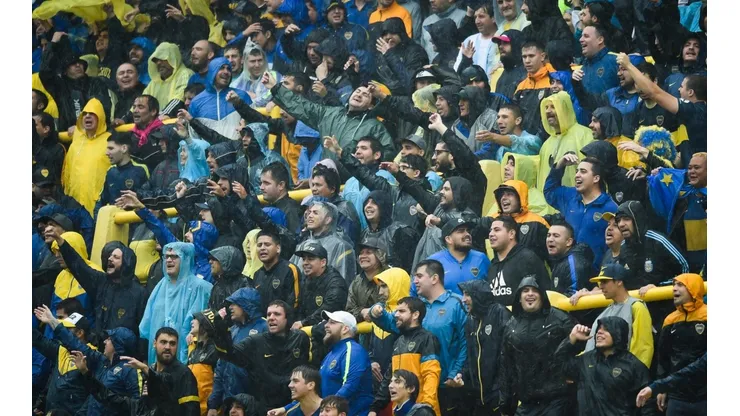 Foto de los hinchas de Boca en la Bombonera.