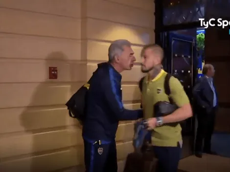Increíble: los jugadores de Boca se subieron al micro ¡y se bajaron 2 minutos después!
