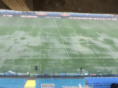 Volvió a llover y así no se puede jugar el Boca vs. River por la Libertadores