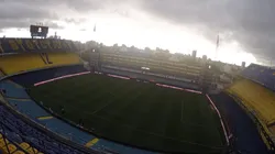 Foto de la Bombonera en estos momentos.
