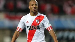 Carlos Sánchez durante su estadía en River.