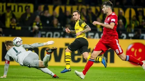 Alcácer disparó 8 veces al arco en la Bundesliga: marcó 8 goles.