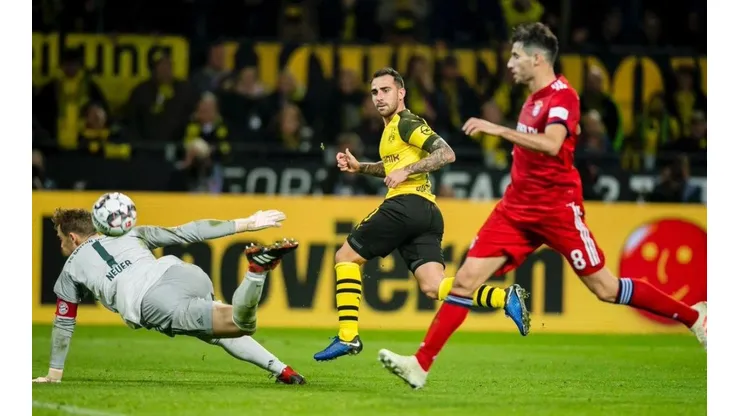Alcácer disparó 8 veces al arco en la Bundesliga: marcó 8 goles.