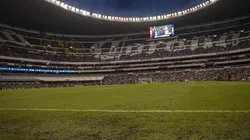 La cancha del Estadio Azteca es un espanto de nuevo