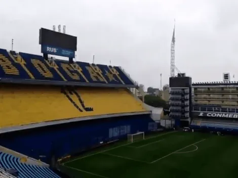 Video oficial de Boca en Twitter sobre el estado de la Bombonera
