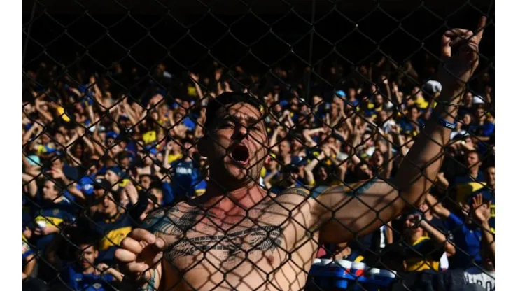 Los hinchas de Boca en el último Superclásico.