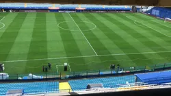 Evoluciona el campo de juego de la Bombonera.