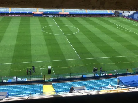 Boca vs. River y una buena noticia: mejora el estado del campo de la Bombonera