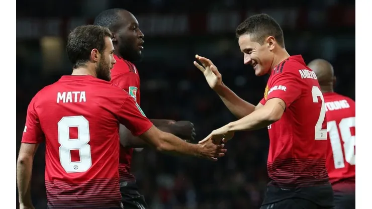 Juan Mata y Ander Herrera, juntos.