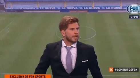 Foto de Sebastián Vignolo, periodista de Fox Sports.