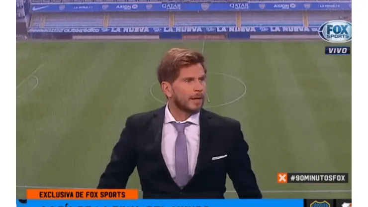 Foto de Sebastián Vignolo, periodista de Fox Sports.