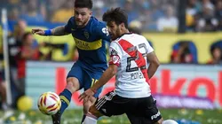 Boca y River en el último Superclásico.