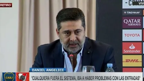 Foto de Daniel Angelici, presidente de Boca.