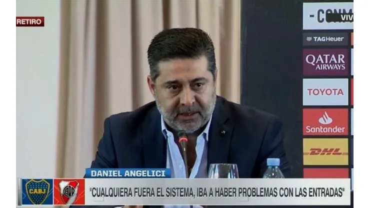 Foto de Daniel Angelici, presidente de Boca.