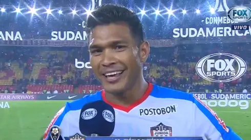 Foto de Teófilo Gutiérrez después del partido.