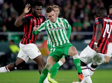 Betis y Milan empataron en un partido accidentado que dejó a los de Gattuso en la cornisa