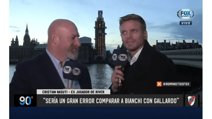 Nasuti puso RE manijas a los hinchas de River recordando su gol a Boca