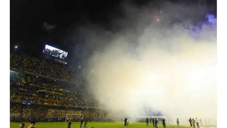 Foto de la Bombonera, el estadio de Boca.