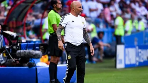 Foto de Jorge Sampaoli, entrenador de la Selección Argentina.