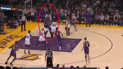 El impresionante martillazo de LeBron James en la victroria de los Lakers