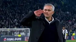 Mourinho haciendo un Mourinho: le ganó a la Juventus y el gesto fue épico