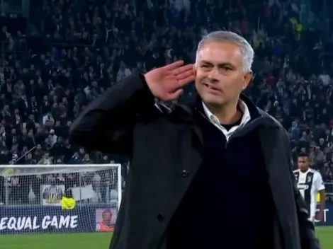 Mourinho haciendo un Mourinho: le ganó a la Juventus y el gesto fue épico