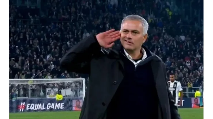 Mourinho haciendo un Mourinho: le ganó a la Juventus y el gesto fue épico