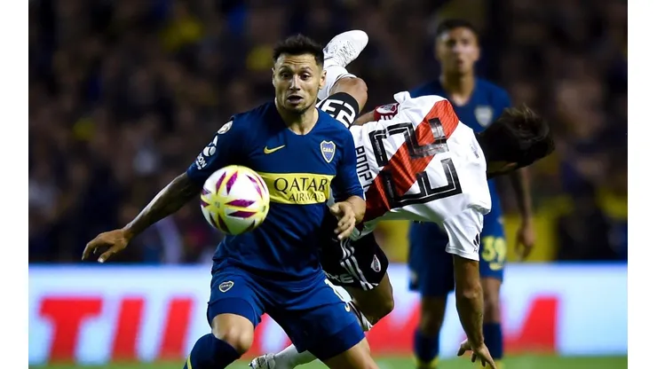 Foto de Mauro Zárate, jugador de Boca.