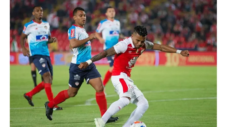 Independiente Santa Fe vs Junior por la semifinal de la Copa Sudamericana.