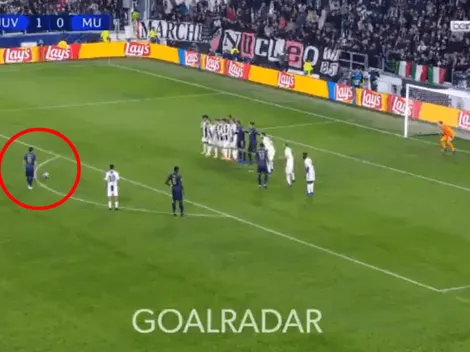 Mata está loco: ¡infernal golazo de tiro libre a Juventus en la Champions!