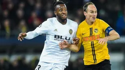 Valencia vs Young Boys por la Champions League .