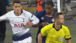 Lo que nadie te mostró: el codazo que Lamela le aplicó a Pablo Rosario