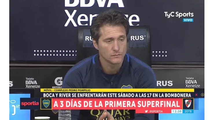 Foto de Guillermo, entrenador de Boca.