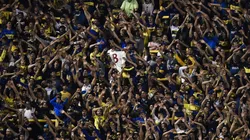Foto de los hinchas de Boca en la Bombonera.