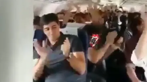 Se conoció un video inédito de los festejos de River en el avión de vuelta de Brasil