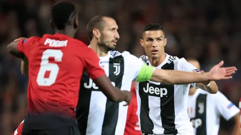 Juventus vs Manchester United por la Champions League.