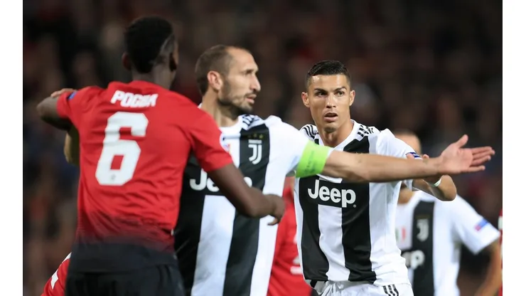 Juventus vs Manchester United por la Champions League.