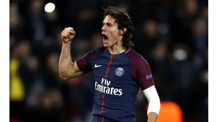 Edinson Cavani en Paris Saint-Germain.