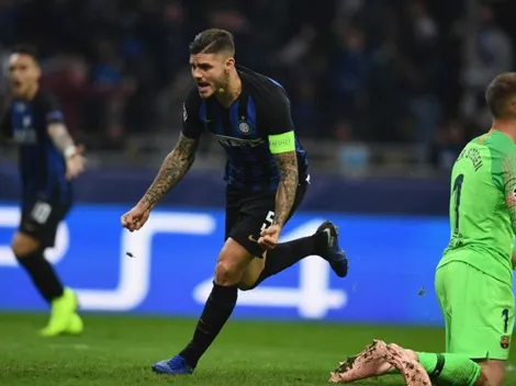 Después de romperla ante Barcelona, Icardi palpitó el Superclásico por la Libertadores