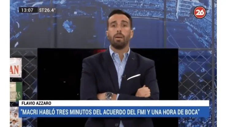 Azzaro sobre la final de la Libertadores: "River está preocupado por la AFA Bostera"