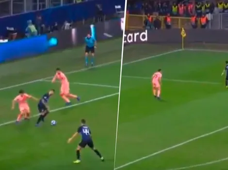 Lautaro Martínez tiró un caño y después Icardi empató ante Barcelona