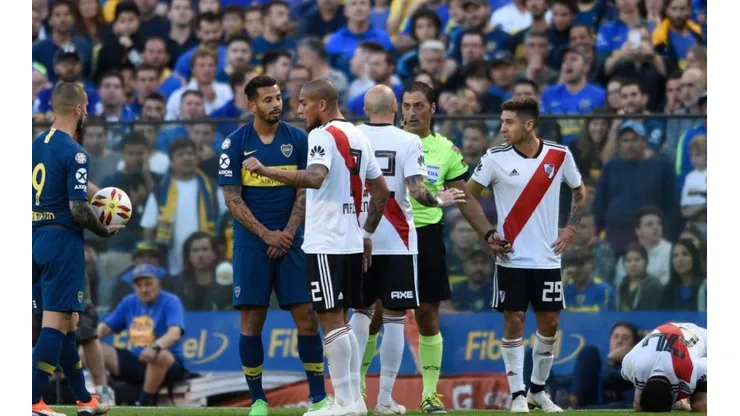 River y Boca en el último Superclásico.