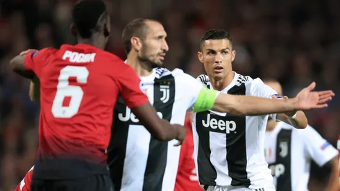 Juventus vs Manchester United por la Champions League.