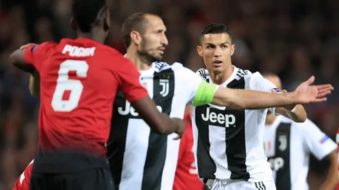 Juventus vs Manchester United por la Champions League.
