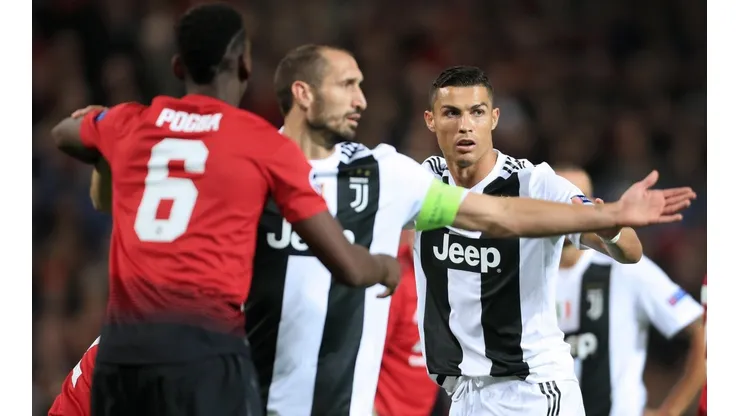 Juventus vs Manchester United por la Champions League.
