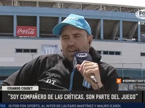 Para que lo amen aún más en River, Coudet habló de la final de la Libertadores